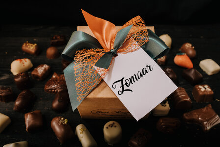 Doosje pralines 750 gr &quot;Zomaar&quot;