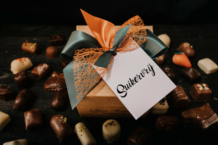 Suikervrije pralines Suikervrije-pralines