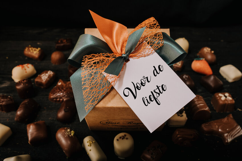 Doosje pralines 250 gr