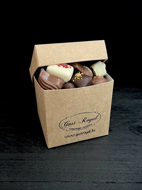 doosje 250 gram pralines 